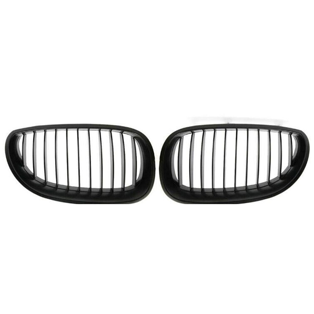 E60 5 Series Black Kidney Grilles - SpeedCave