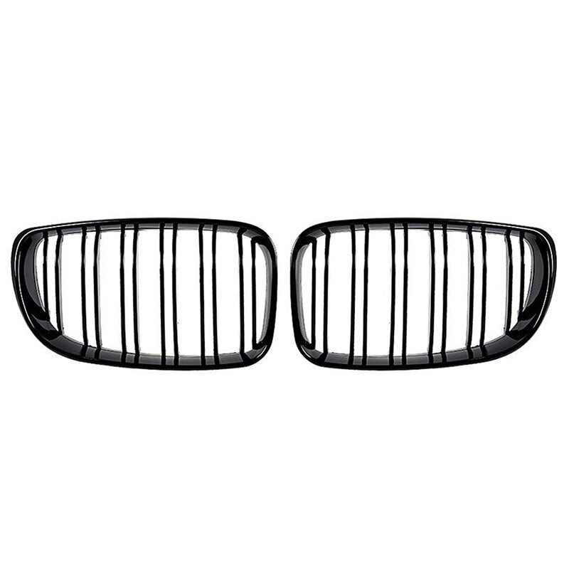 E8x 1 Series Black Kidney Grilles - SpeedCave