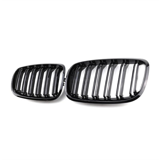 E7x X5 X6 Black Kidney Grilles - SpeedCave