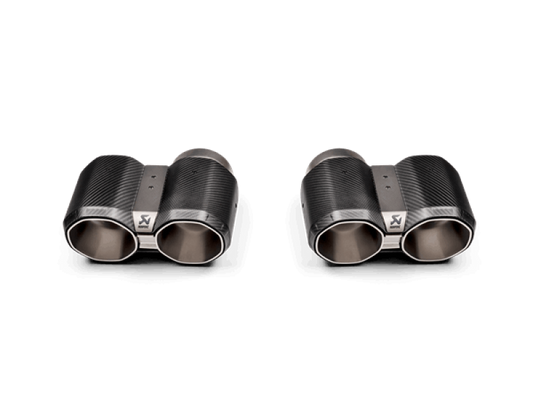 Akrapovic Octagonal Carbon Design Tail Pipe Set - BMW / G8X / M2 / M3 / M4