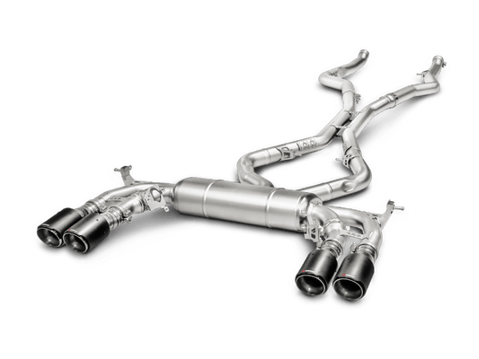 Akrapovic 15-17 BMW X5M (F85) Evolution Line Cat Back (Titanium) w/ Carbon Tips - SpeedCave