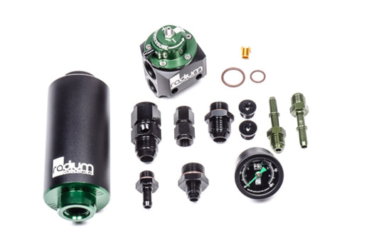 Radium Engineering BMW E46 M3 Fuel Filter Kit & FPR Microglass