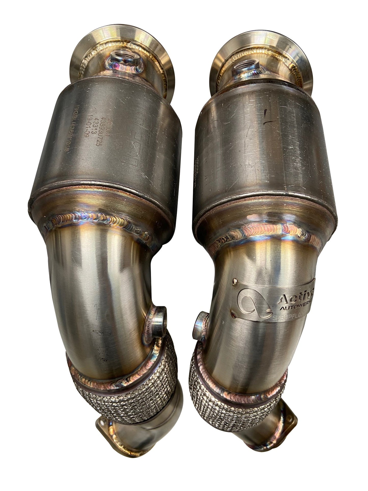 Active Autowerke S63 N63 Catted Downpipes | V8 BMW X5 M and X6 M X5 X6 550i 650i