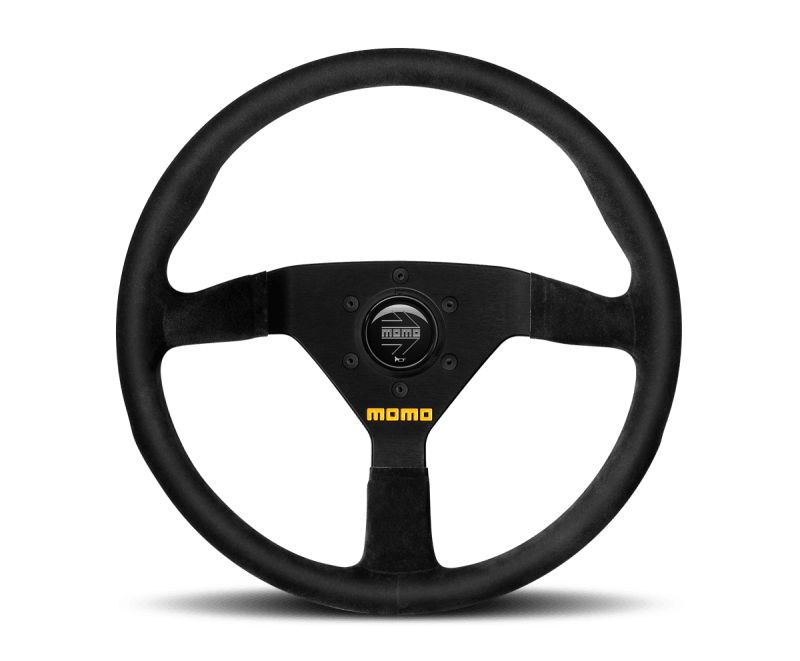 Momo MOD78 Steering Wheel 350 mm - Black Suede/Black Spokes