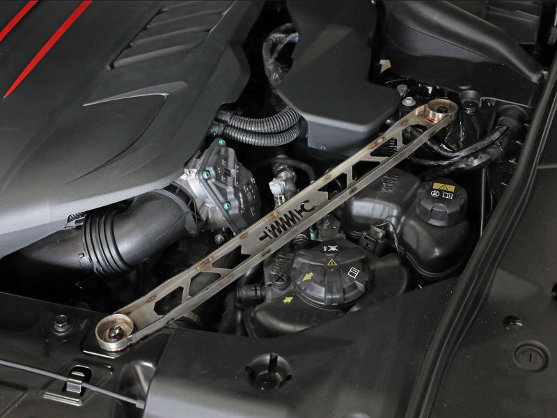 aFe CONTROL 304 Stainless Steel Front Suspension Strut Brace Toyota GR Supra (A90)