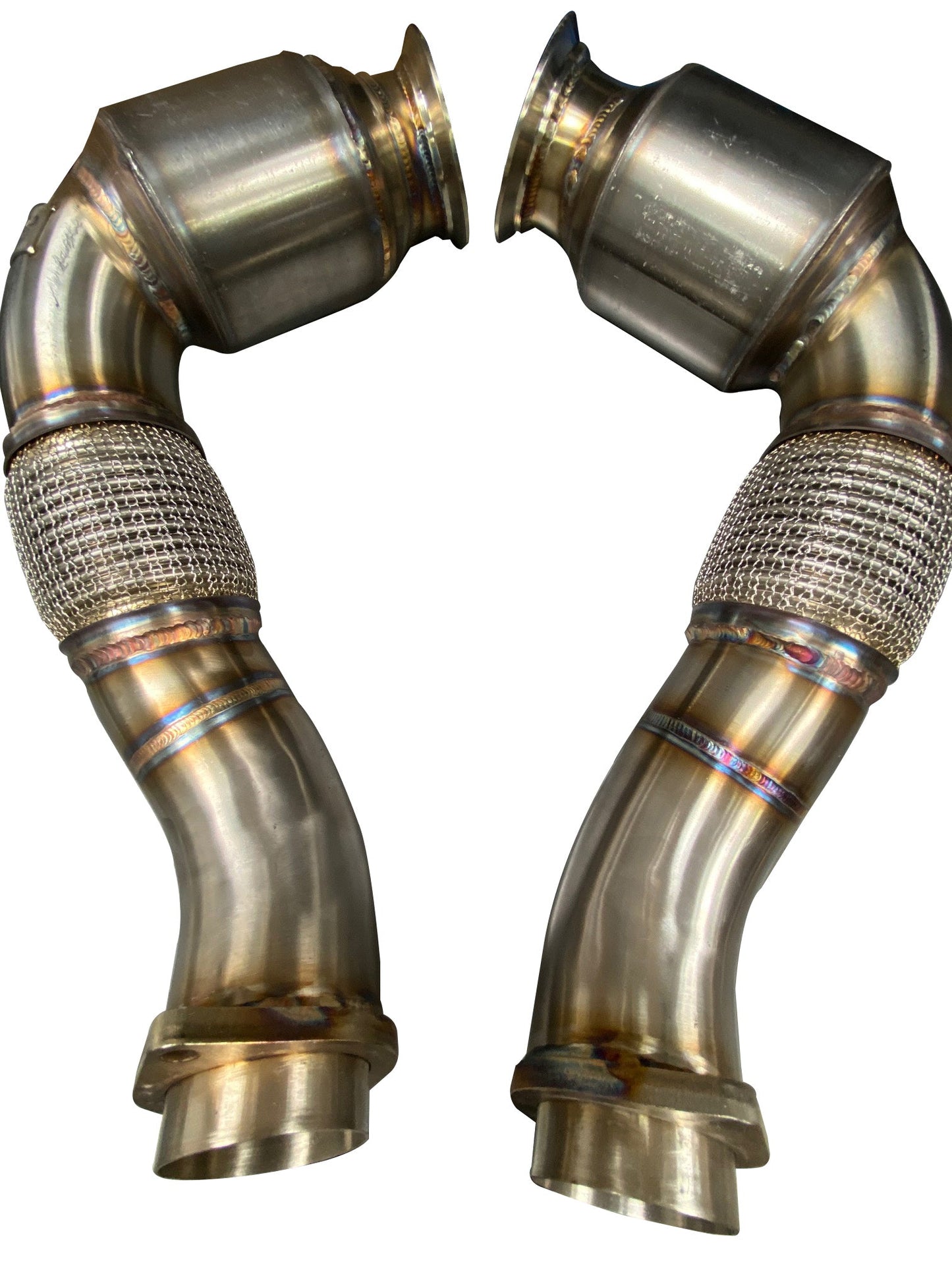 Active Autowerke S63 N63 Catted Downpipes | V8 BMW X5 M and X6 M X5 X6 550i 650i