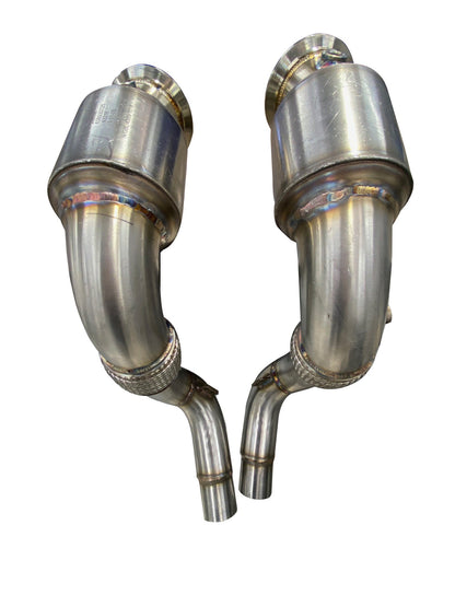 Active Autowerke S63 N63 Catted Downpipes | V8 BMW X5 M and X6 M X5 X6 550i 650i