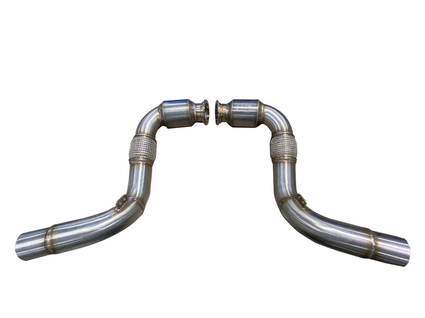 Active Autowerke S63 N63 Catted Downpipes | V8 BMW X5 M and X6 M X5 X6 550i 650i
