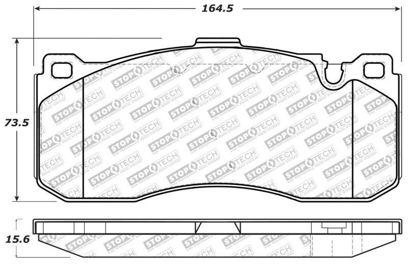 StopTech Performance BMW E82 135i Front Brake Pads