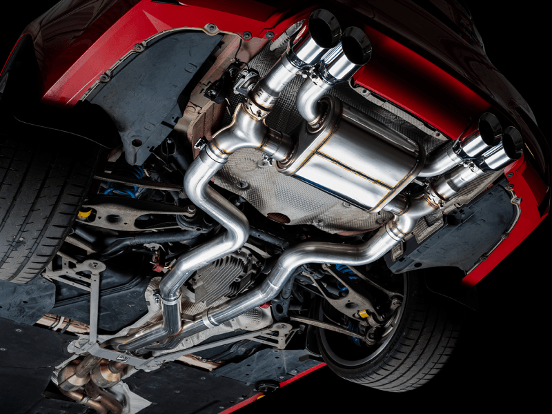 AWE Tuning BMW F8X M3/M4 SwitchPath Catback Exhaust - Diamond Black Tips - SpeedCave