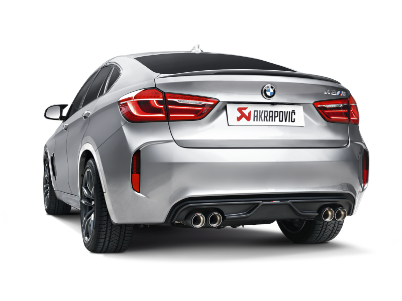Akrapovic 15-17 BMW X5M (F85) Evolution Line Cat Back (Titanium) w/ Carbon Tips - SpeedCave