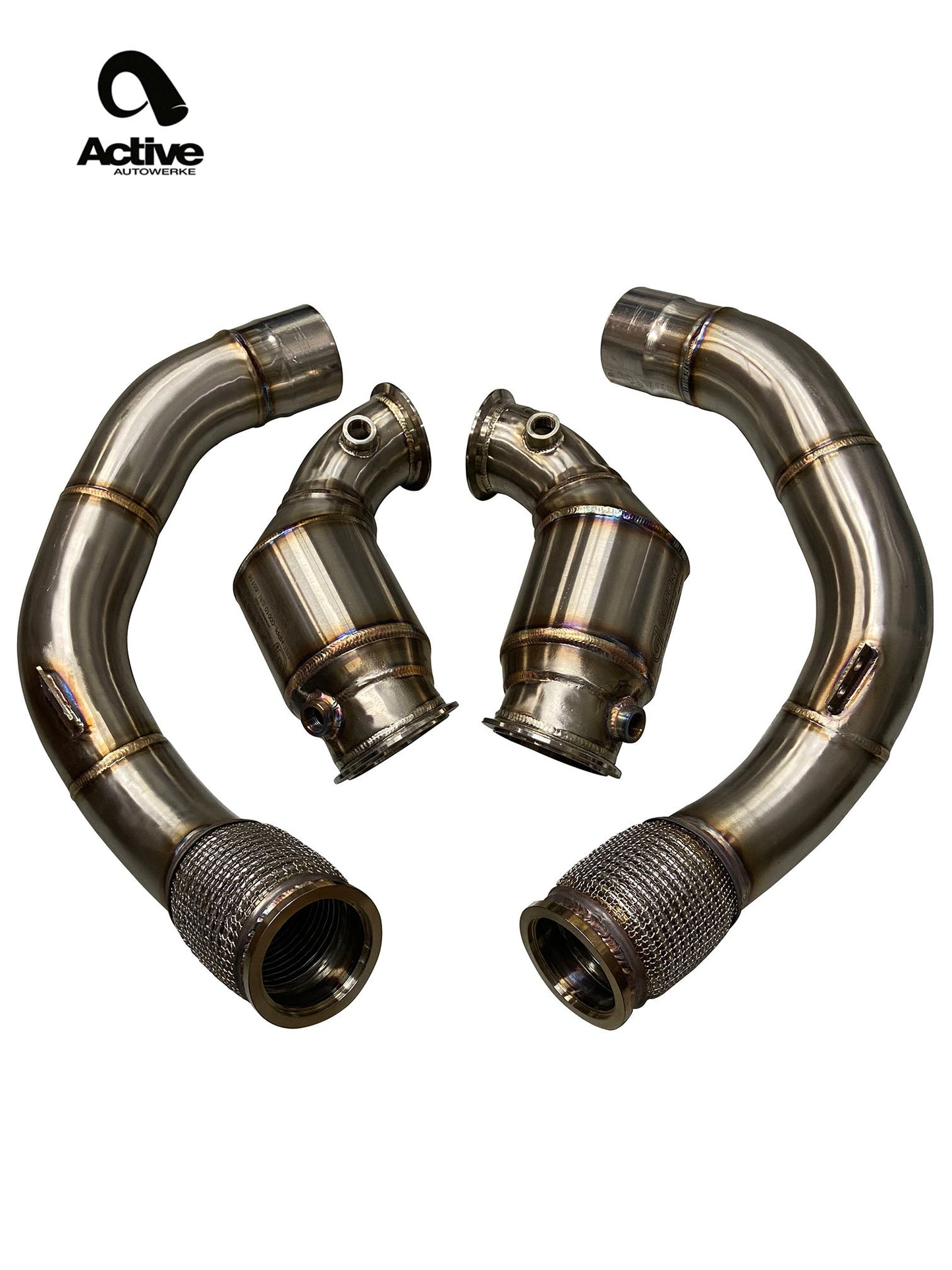 Active Autowerke F90 M5/M8 X5M/X6M Catted Downpipes