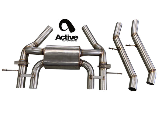 Active Autowerke G80 M3 and G82 M4 Valved Rear Axle-back Exhaust