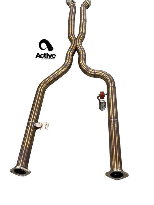 Active Autowerke G80/G82 M3/M4 Signature mid-pipe with X-Pipe