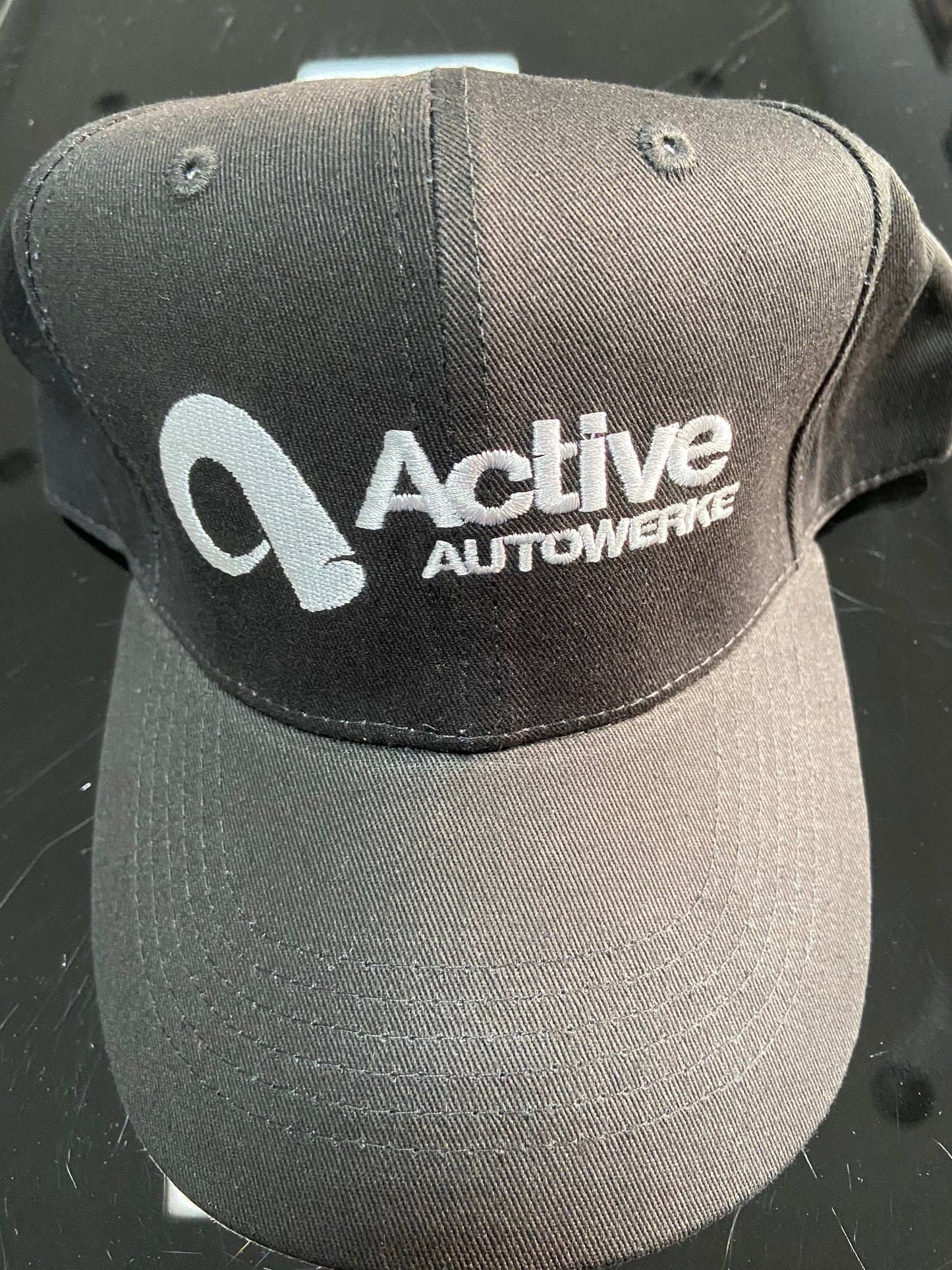Active Autowerke 6-Panel Black Snapback Hat