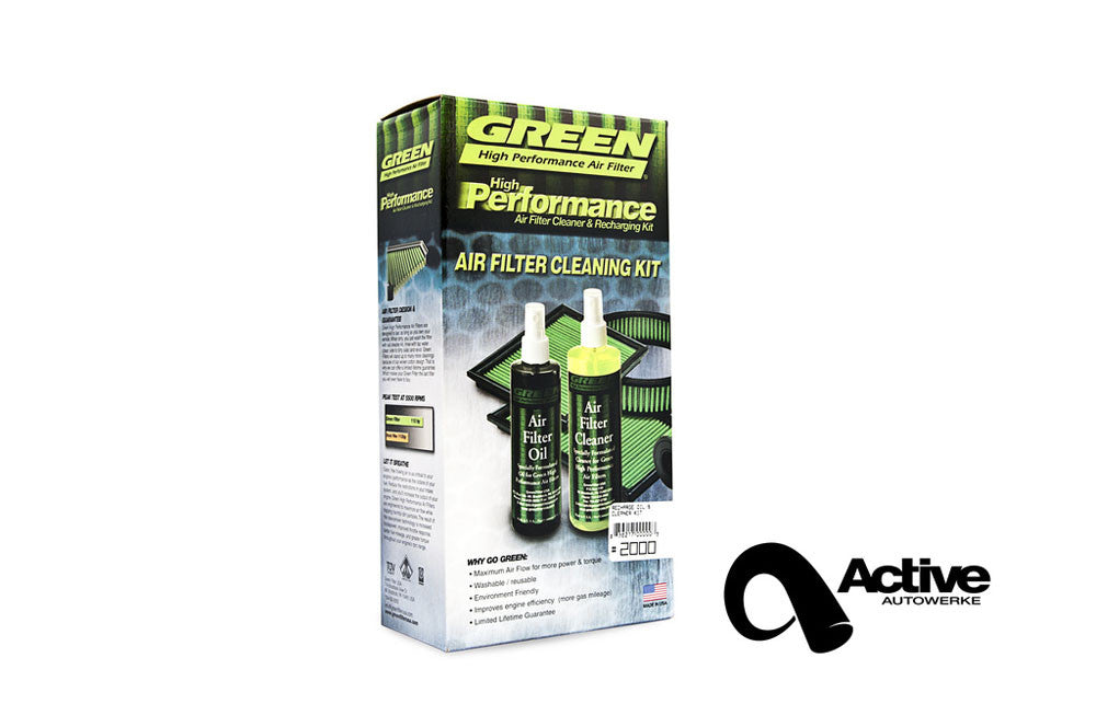 Active Autowerke Green Filter Cleaning Kit & Recharge Oil | E60 535 (N54 N55) E82 135 E9X 335 M3