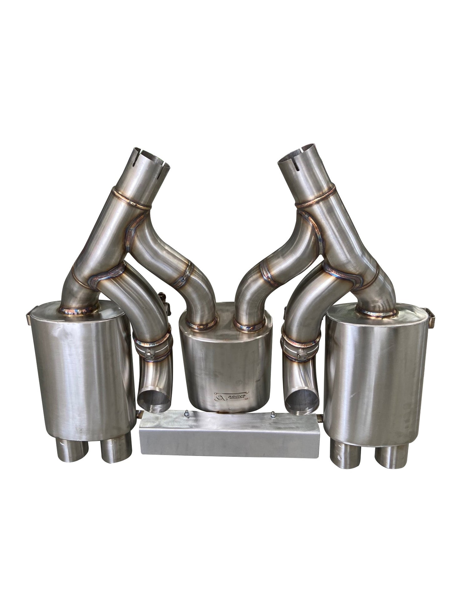 Active Autowerke Maad Maxx - F8X BMW M3 & M4 Rear Exhaust Section - 3 Can Valved