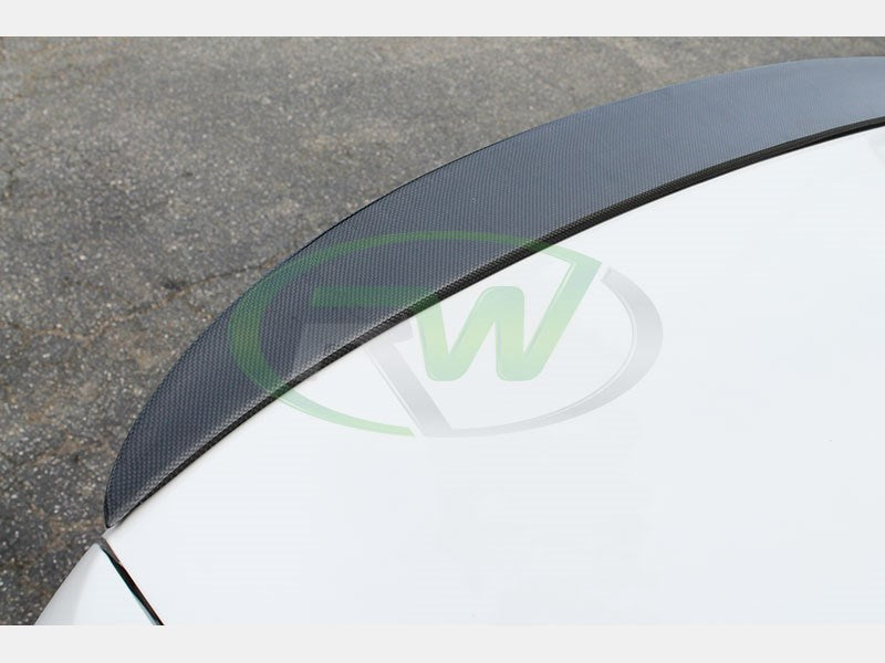 RW Carbon BMW E92 M3 1X1 Carbon Fiber Perf Style Trunk Spoiler