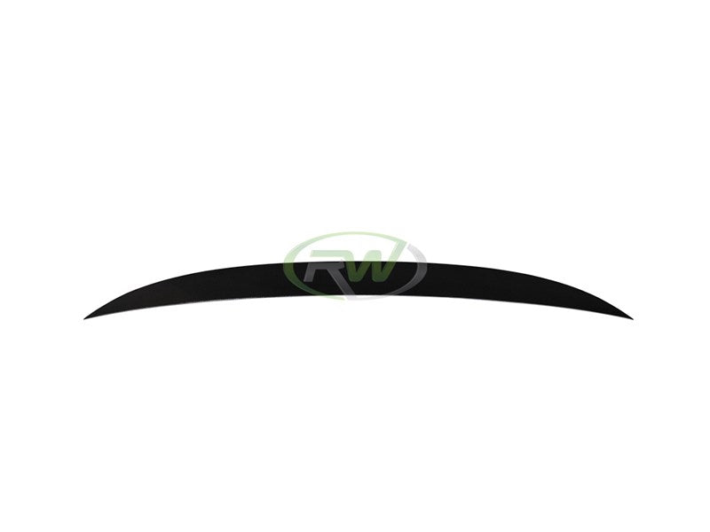 RW Carbon BMW E92 M3 1X1 Carbon Fiber Perf Style Trunk Spoiler