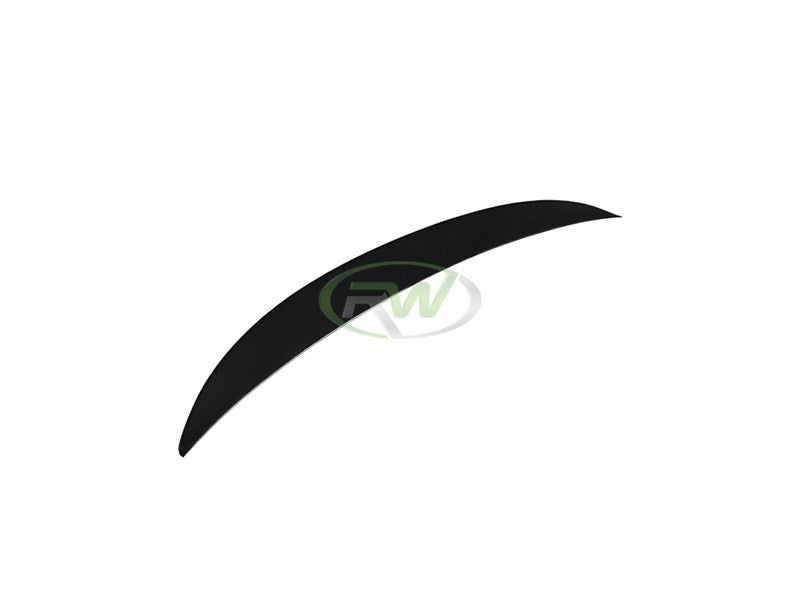 RW Carbon BMW E92 M3 1X1 Carbon Fiber Perf Style Trunk Spoiler
