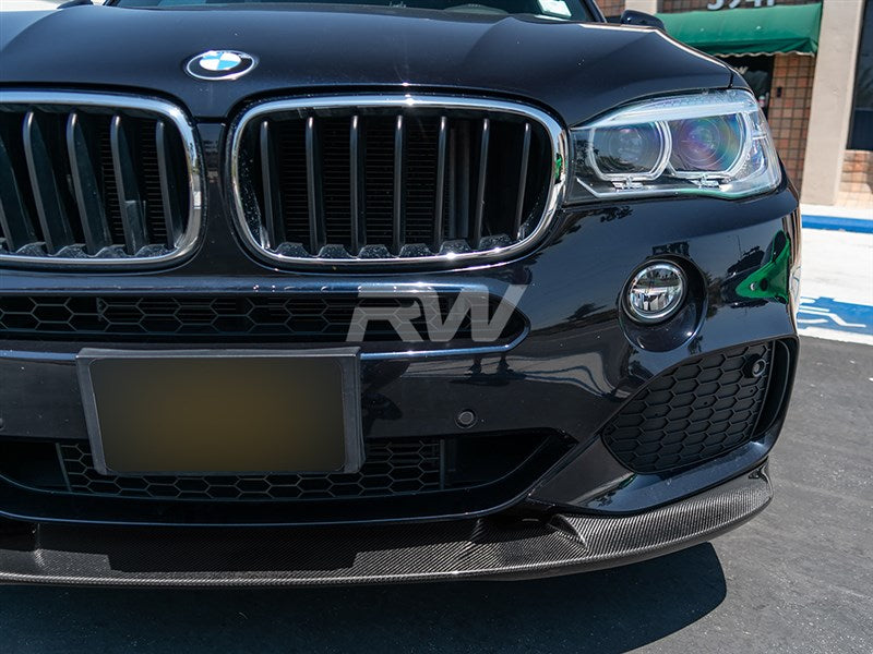 RW Carbon BMW F15 X5 M Sport 3D Style CF Front Lip