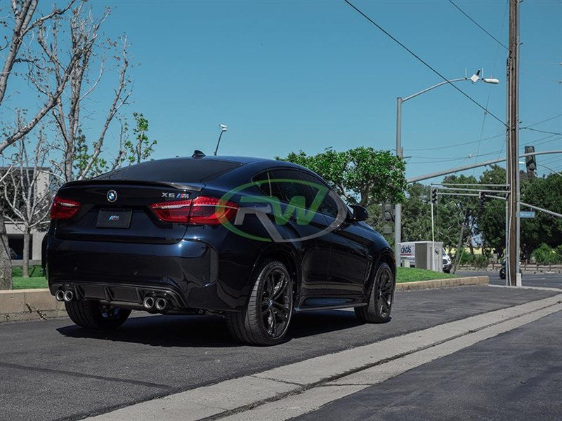 RW Carbon BMW F16 X6 F86 X6M Carbon Fiber Trunk Spoiler