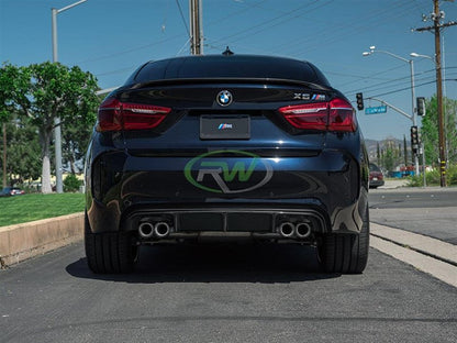 RW Carbon BMW F16 X6 F86 X6M Carbon Fiber Trunk Spoiler