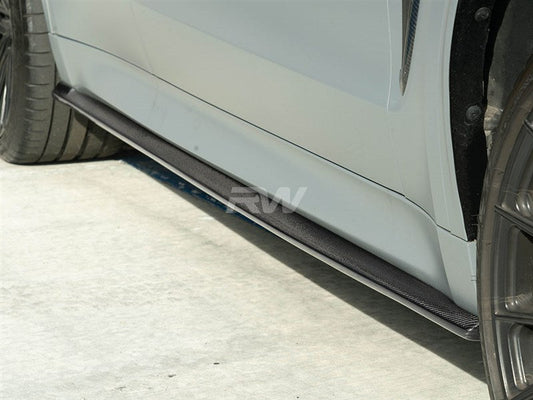 RW Carbon BMW F15 X5 / F85 X5M CF Side Skirt Extensions
