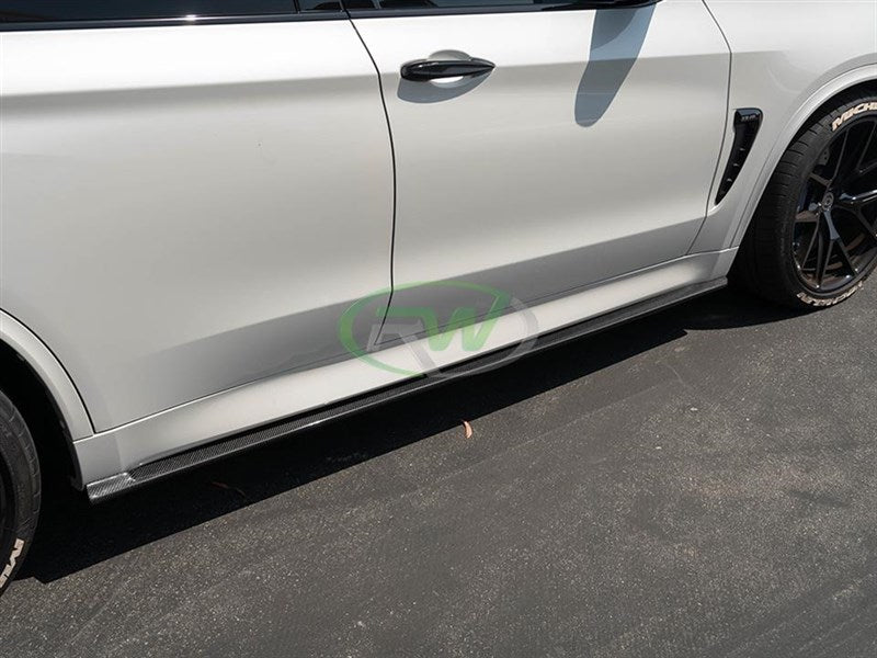 RW Carbon BMW F15 X5 / F85 X5M CF Side Skirt Extensions