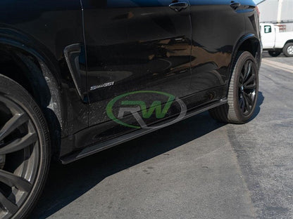 RW Carbon BMW F15 X5 / F85 X5M CF Side Skirt Extensions