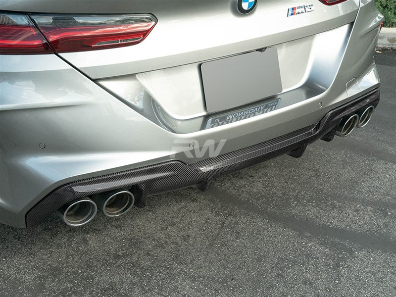 RW Carbon BMW F91 F92 F93 M8 OE Style Carbon Fiber Diffuser