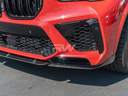 RW Carbon BMW F95 X5M Carbon Fiber Front Lip