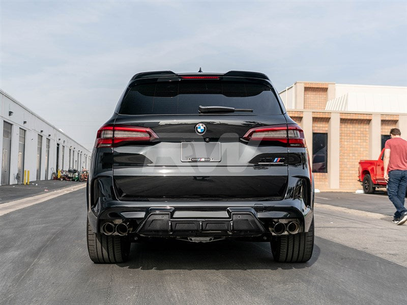 RW Carbon BMW F95 X5M / F96 X6M DTM Carbon Fiber Diffuser
