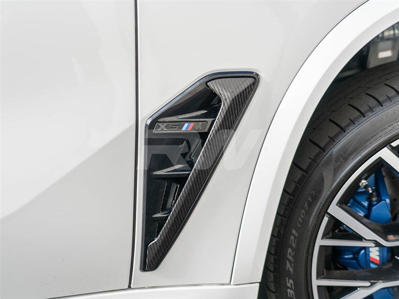 RW Carbon BMW F95 X5M Carbon Fiber Side Vent Covers