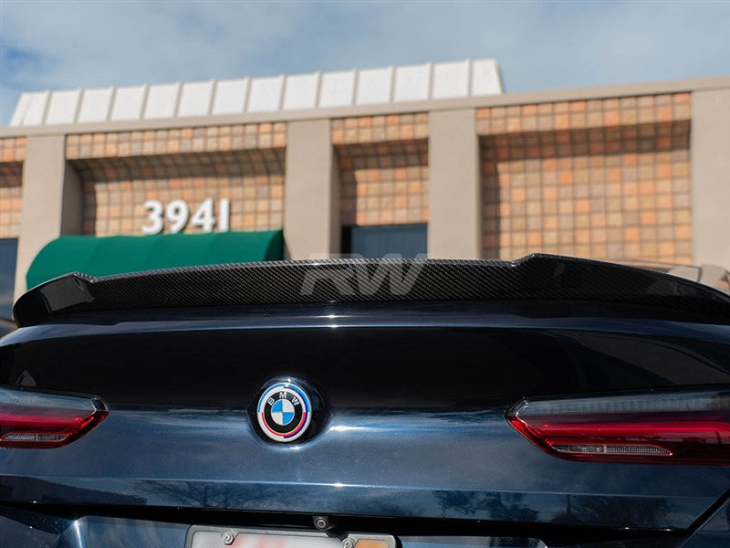 RW Carbon BMW G14/F91 M8 DTM Carbon Fiber Trunk Spoiler