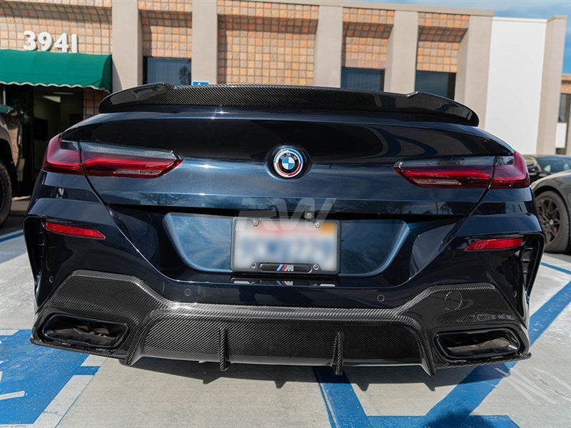 RW Carbon BMW G14/F91 M8 DTM Carbon Fiber Trunk Spoiler