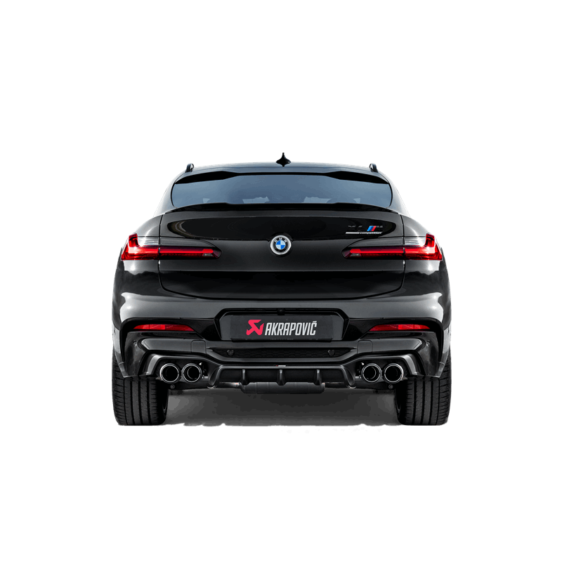 Akrapovic BMW F98 X4M Rear Carbon Fiber Diffuser - High Gloss
