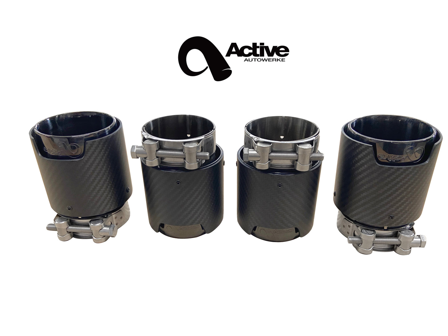 Active Autowerke F87 BMW M2 and M2C Rear Exhaust Tips for Active Exhausts