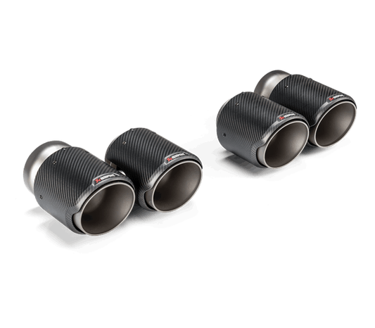 Akrapovic Classic Carbon Design Exhaust Tips - BMW / G8X / M2 / M3 / M4