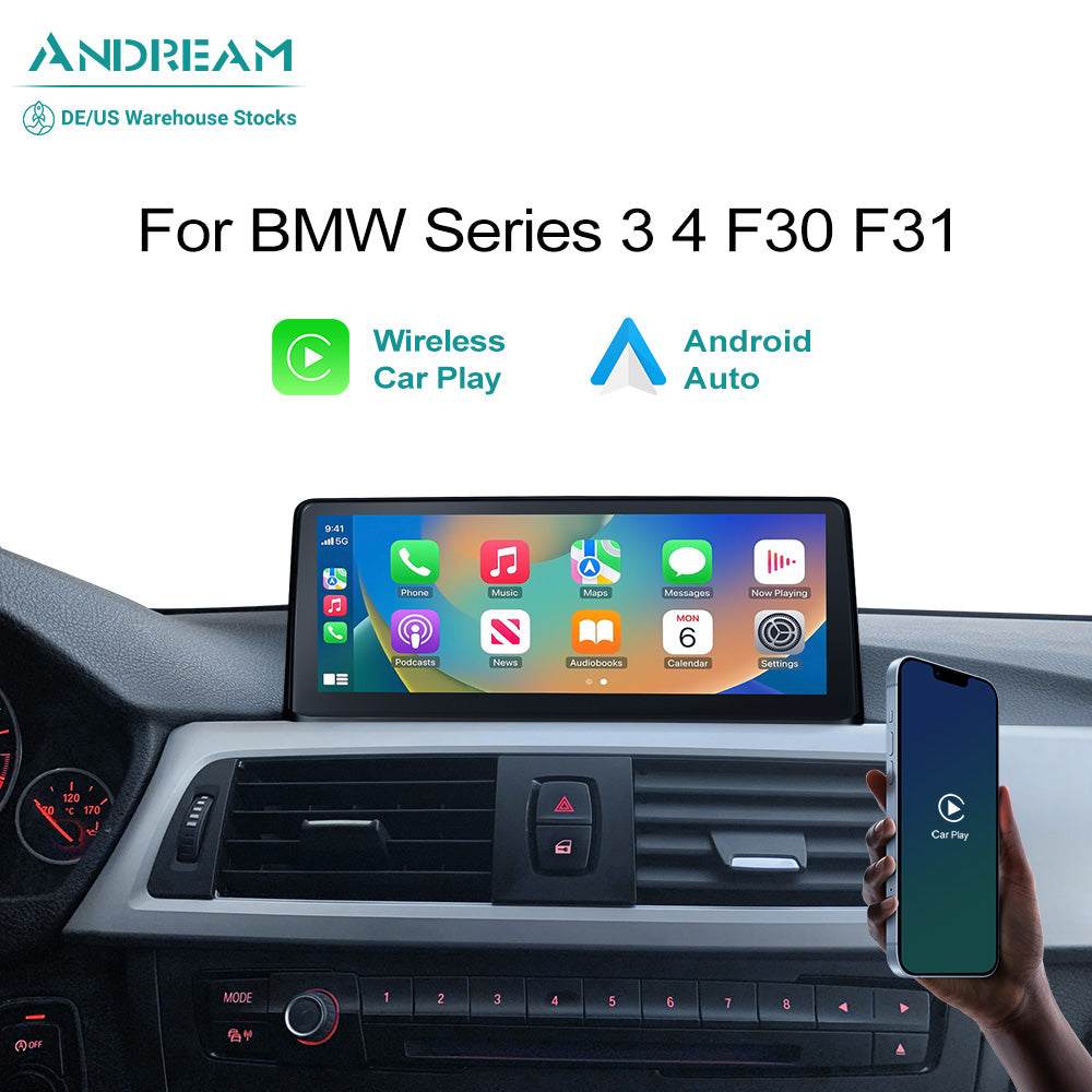 F3x F8x 8.8"/10.25" Wireless Apple CarPlay Android Auto Head Unit