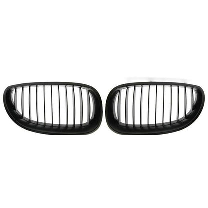 E60 5 Series Black Kidney Grilles - SpeedCave