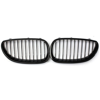 E60 5 Series Black Kidney Grilles - SpeedCave