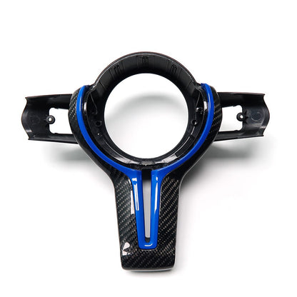 F Chassis M Carbon Steering Wheel Trim - SpeedCave