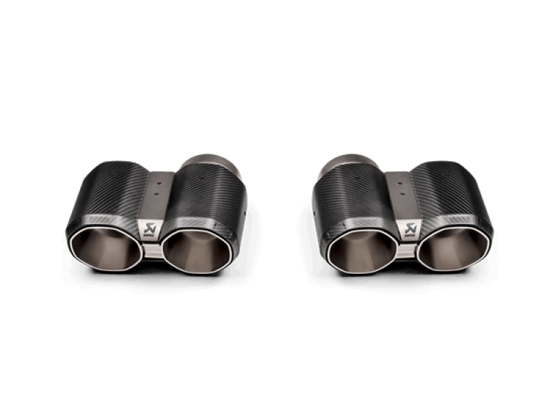 Akrapovic Octagonal Carbon Design Tail Pipe Set - BMW / G8X / M2 / M3 / M4