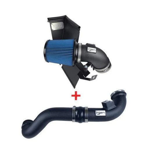 Injen BMW G29 Z4 / Toyota A90 Supra B58 Turbo Intake and Charge Pipe Power Package - Wrinkle Black