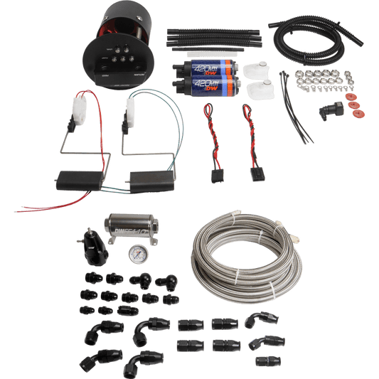 DeatschWerks 92-06 BMW 3-Series E36/E46 X2 Module with DW420 Pumps and PTFE Plumbing Kit