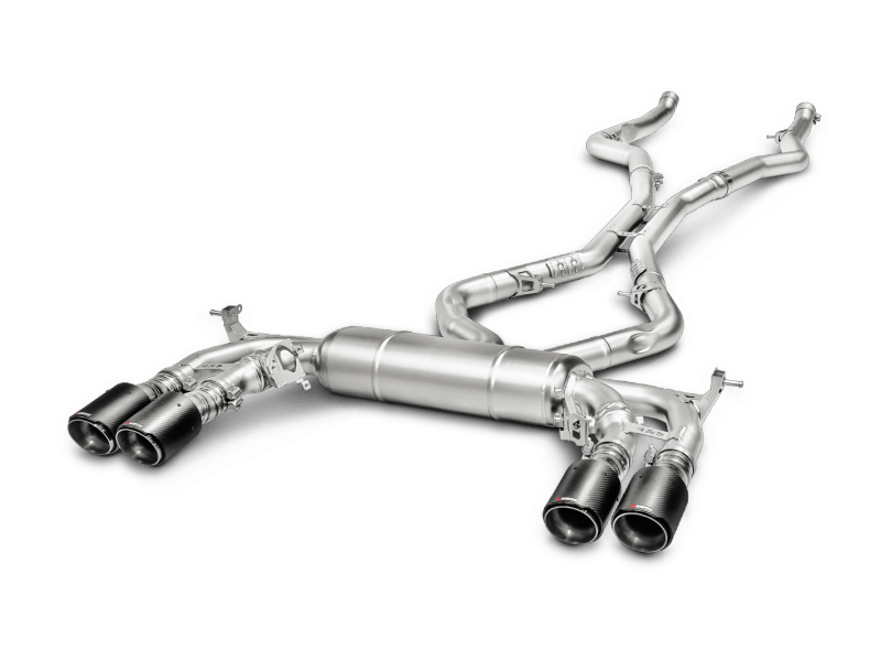 Akrapovic 15-17 BMW X5M (F85) Evolution Line Cat Back (Titanium) w/ Carbon Tips - SpeedCave