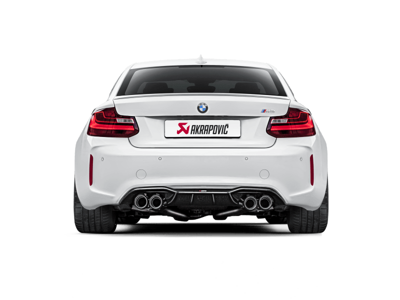 Akrapovic F87 M2 Rear Carbon Fiber Diffuser - High Gloss Finish