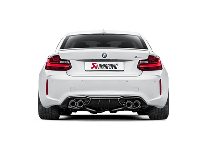 Akrapovic F87 M2 Rear Carbon Fiber Diffuser - High Gloss Finish