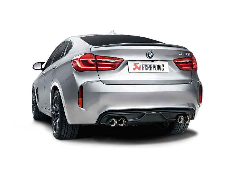 Akrapovic BMW F85 X5M F86 X6M Rear Carbon Fiber Diffuser - Matte